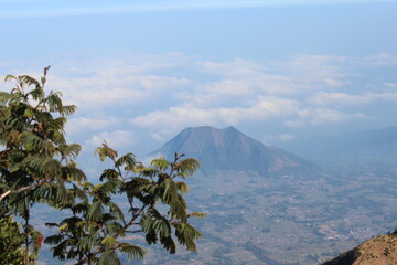 Landscape view from Merbabu Mountain
