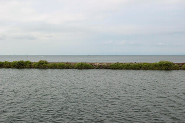 大海原が広がっています。旅の始まりです。