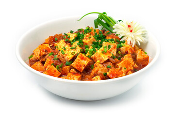 Mapo Tofu Stir with Ground Beef Spicy Sauce Korean