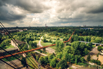 Fragments of industrial decay Landschaftspark Nord, Duisburg Germany
