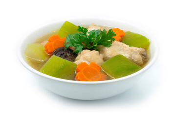 Winter Melon Soup with Chicken (Winter Gourd) Carrot