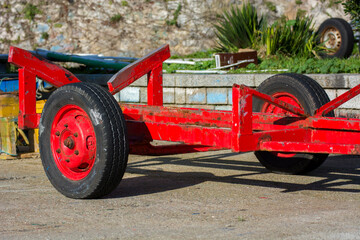 Fototapeta premium Red car detail