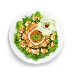 Shrimps Bite Salad (Goi Tom) Traditional Vietnamese Food
