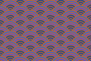 Geometric pattern. Classic retro fashion stripes texture. Traditional asian ornament illustration