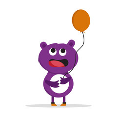 Cute monster vector illustration design