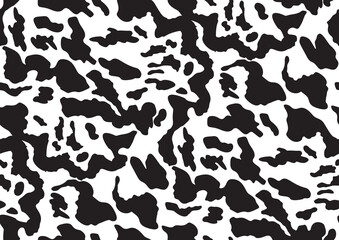 Abstract styled snake scales animal skin seamless pattern design. Black and white seamless camouflage background