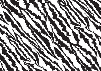 Abstract gestileerd dierenhuid tijger naadloos patroonontwerp.