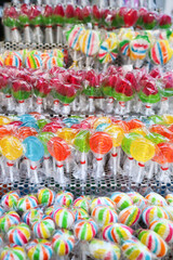 Fototapeta na wymiar colorful candies in a shop