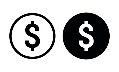 Obraz premium money icon, dollar sign icon