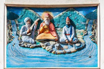 Obraz na płótnie Canvas Gurudwara Shri Manikaran Sahib, India