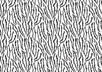 Abstract styled animal skin tiger seamless pattern design.