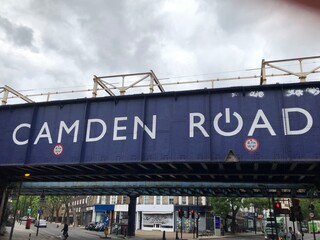 Camden Road London rail bridge