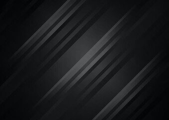 Obraz premium Abstract black vector background with stripes