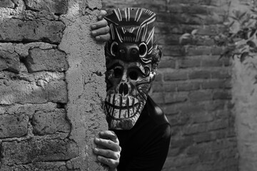 El dios murciélago acechando a su victima 