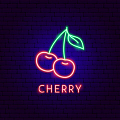 Cherry Neon Label