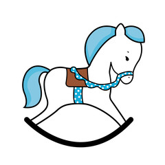 little boy riding a horse