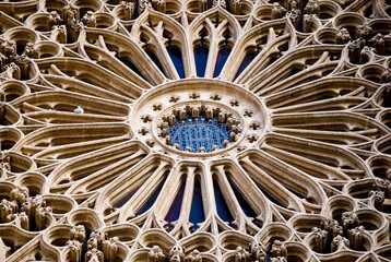rosetón de la catedral de palma de mallorca, españa © Carlos