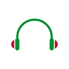 Headset icon music templates