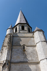 Fototapeta na wymiar Vieilles pierres de l'église de Willeman, commune du Pas-de-Calais - France
