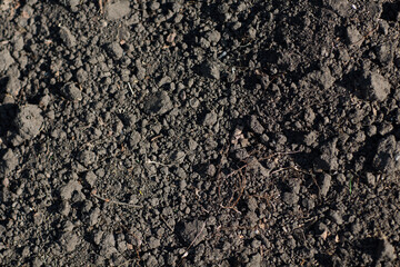 Soil ground texture background pattern. Dirt earth.