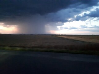 Regenbogen Gewitter Unwetter Sturm