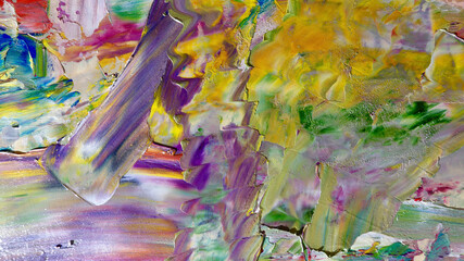 Colorful abstract background wallpaper. Modern motif visual art.  Mixtures of oil paint. Trendy...