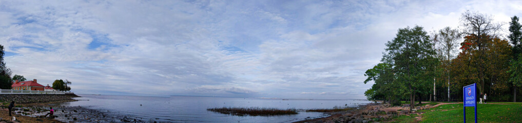 panoramic view of the water