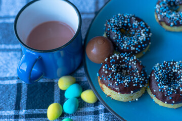 Easter donuts and hot chocolate - 2