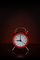 Red Desk Clock