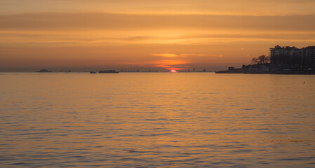 Sunset over Istanbul