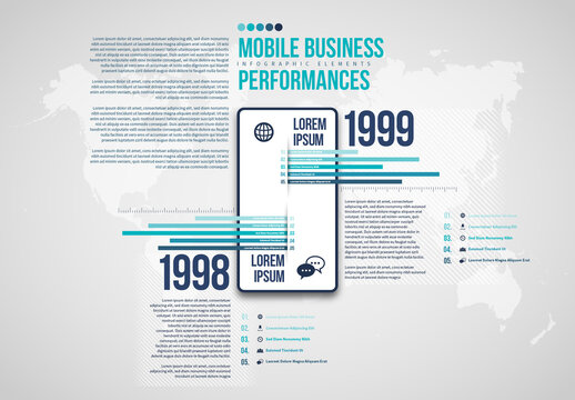 Mobile Business Performance Infographic