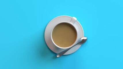 3d illustration background render healthy concept of minimal empty space shiny plates food eat dining diet care vitamins juicy medical weight loss strategy with no food fasting clean mockup view top