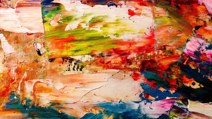 Colorful abstract background wallpaper. Modern motif visual art.  Mixtures of oil paint. Trendy...