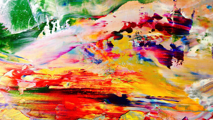 Colorful abstract background wallpaper. Modern motif visual art.  Mixtures of oil paint. Trendy hand painting canvas. Wall decor and Wall art prints Idea.  3D Texture.Colorful abstract 