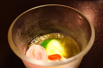 日本の食べ物、もずくです。
