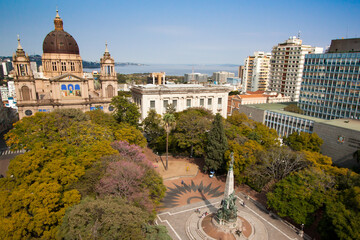 Obraz premium Vista aérea praça da matriz