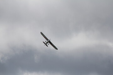 plane, small plane, maly samolot, samolot w chmurach © AMTM