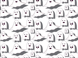 ghost pattern vector illustraion