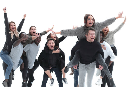 group of young show success