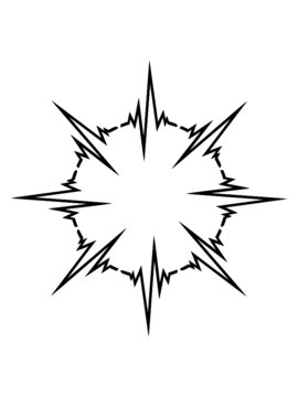 Kreis Puls Muster Herschlag Form Dekorativ