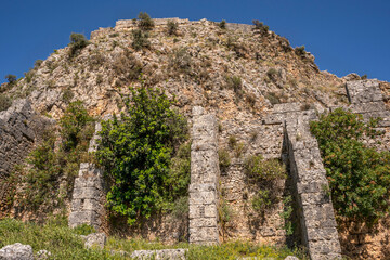 The remaining from Sillyon, which was an important fortress and city near Attaleia in Pamphylia, on the southern coast of modern Turkey.