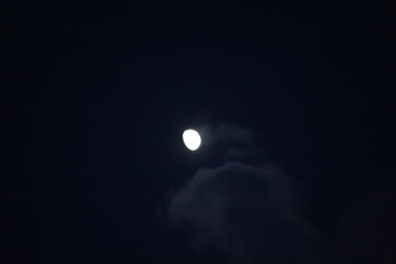 lune dans la nuit 