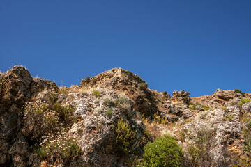 The remaining from Sillyon, which was an important fortress and city near Attaleia in Pamphylia, on the southern coast of modern Turkey.