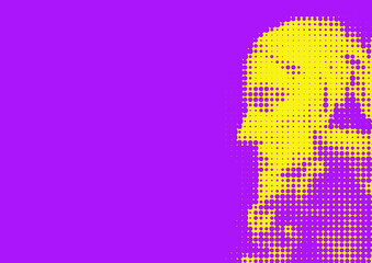 The bust of the Savior, Salvator Mundi, vector, last sculpture by Gian Lorenzo Bernini