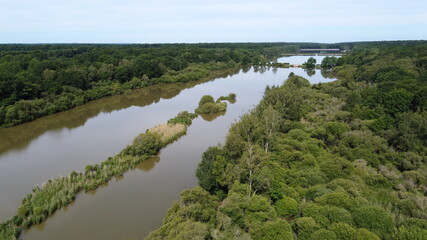 étangs de Hollande dans la forêt de Rambouillet près de Versailles