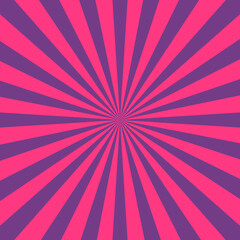 Radial background, poster design template, vector illustration