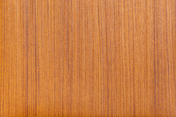 Teak timber texture. Sanded smooth surface. Bright orange background.