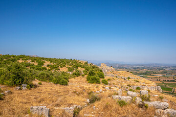 The remaining from Sillyon, which was an important fortress and city near Attaleia in Pamphylia, on the southern coast of modern Turkey.