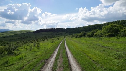 road to the mountains