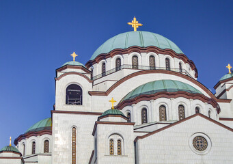 The Church of Saint Sava Serbian Ortodox church in Belgrade, Serbia.